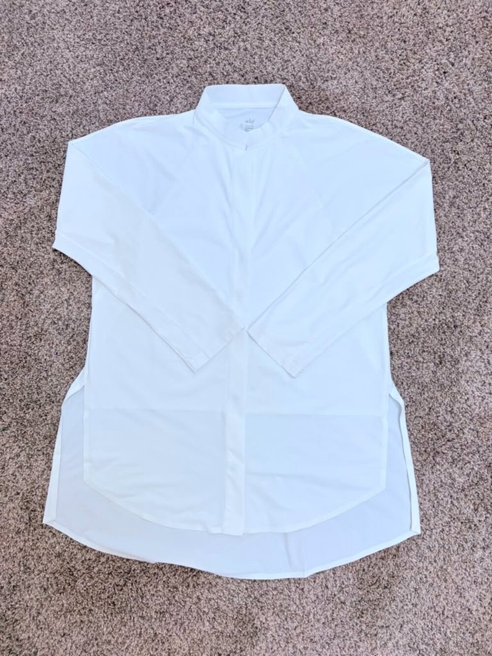 Aday Something Borrowed White Performance Blouse XL